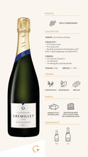 Load image into Gallery viewer, Champagne Gremillet Blanc de Blanc NV - 750ml