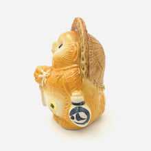 Load image into Gallery viewer, Shigaraki Fortune Raccoon (Tanuki) - Yellow Colour (18 cm)