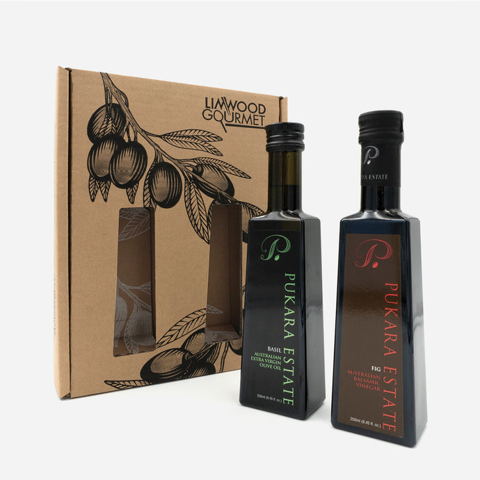 Pukara Estate 2-Bottle Gift Set - Basil EVOO & Fig BV