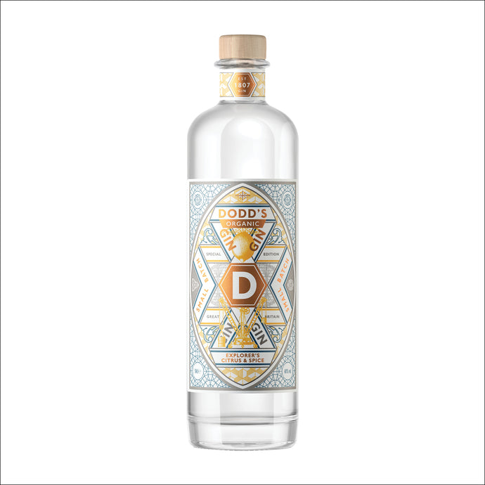 Dodd's Explorer's Citrus & Spice Organic Gin - 500ml