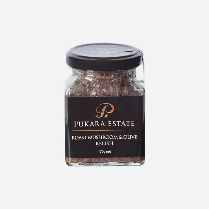 Pukara Estate Roast Mushroom & Olive Relish - 170g